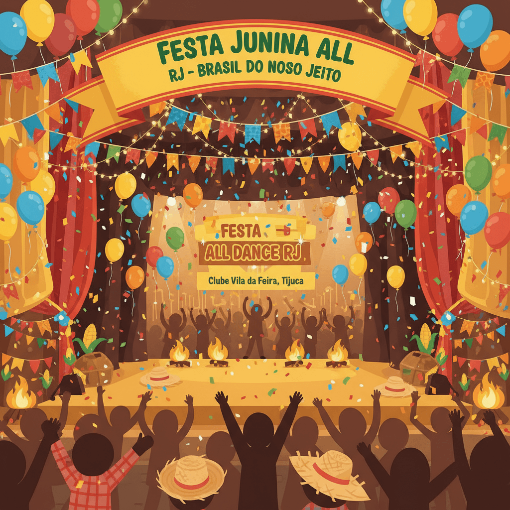 Foto: Festa Junina All Dance RJ - Brasil do Nosso Jeito