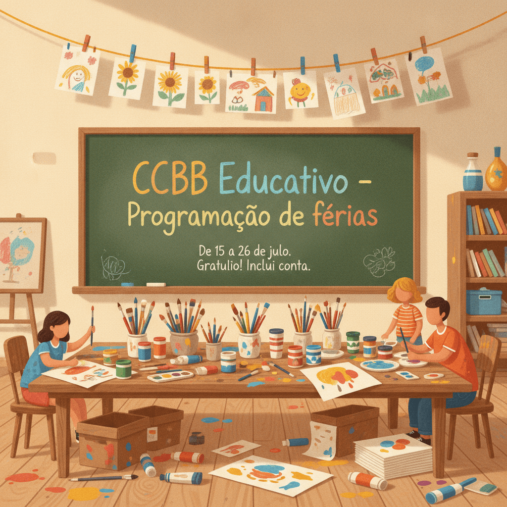 Foto: CCBB Educativo - Programação de férias