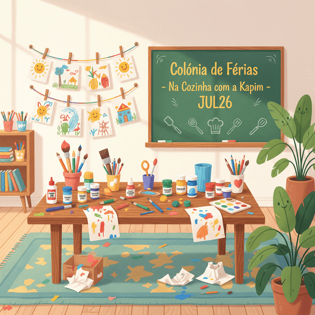 Foto: Colônia de Férias - Na Cozinha com a Kapim - JUL26