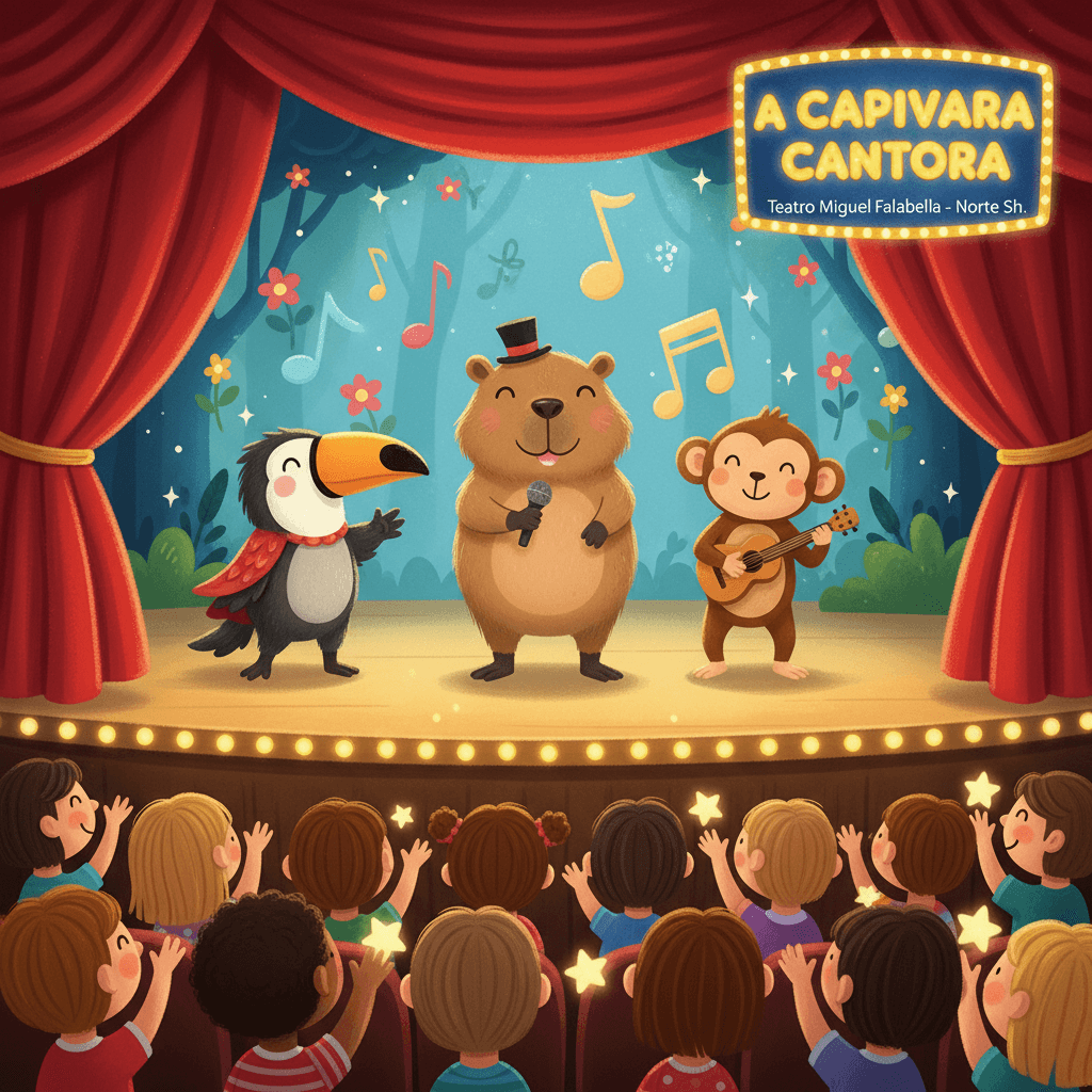 Foto: A Capivara Cantora
