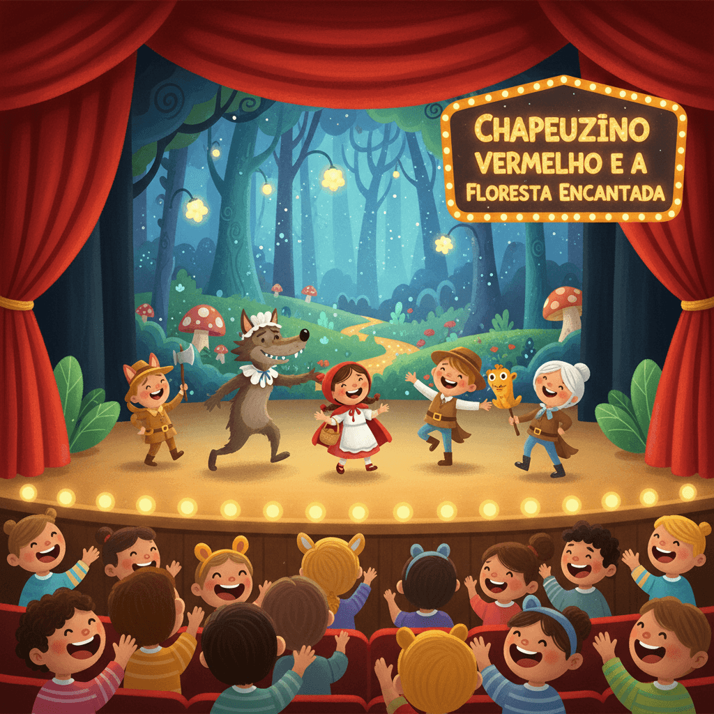 Foto: Chapeuzinho Vermelho e a Floresta Encantada