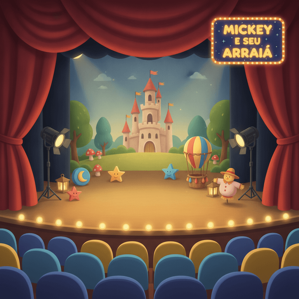 Foto: Mickey e Seu Arraiá