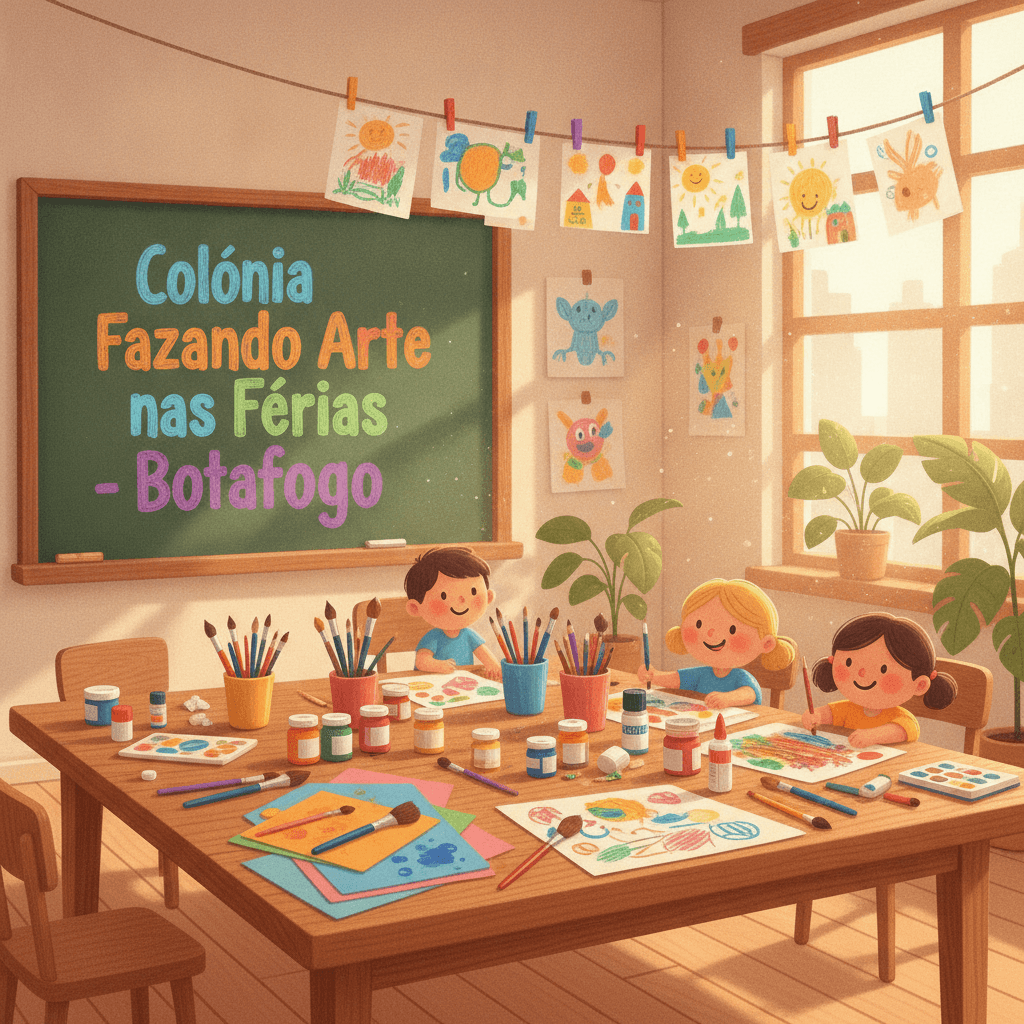 Foto: Colônia Fazendo Arte nas Férias - Botafogo